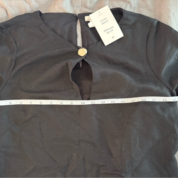 NWT Women’s H&M Linen Blend Dress Size Small - Picture 4 of 6